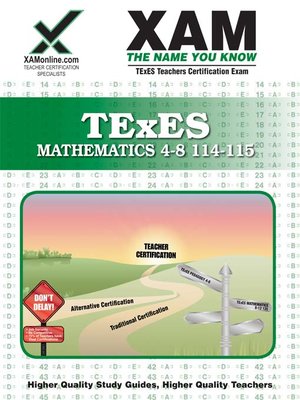 cover image of TExES Mathematics 4-8 114-115